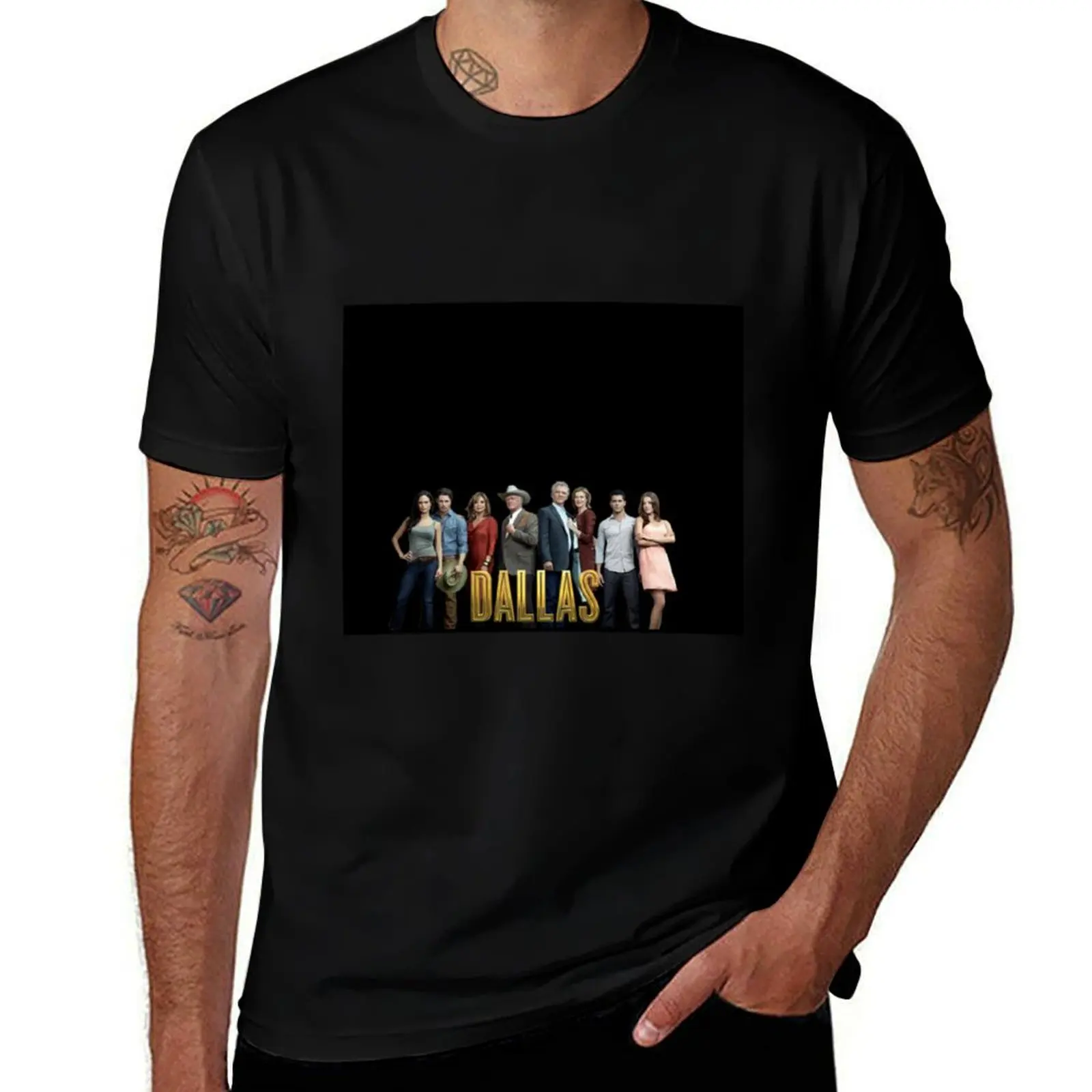 

Dallas group T-Shirt cotton man t-shirts custom t-shirts quick drying mens graphic t-shirts funny