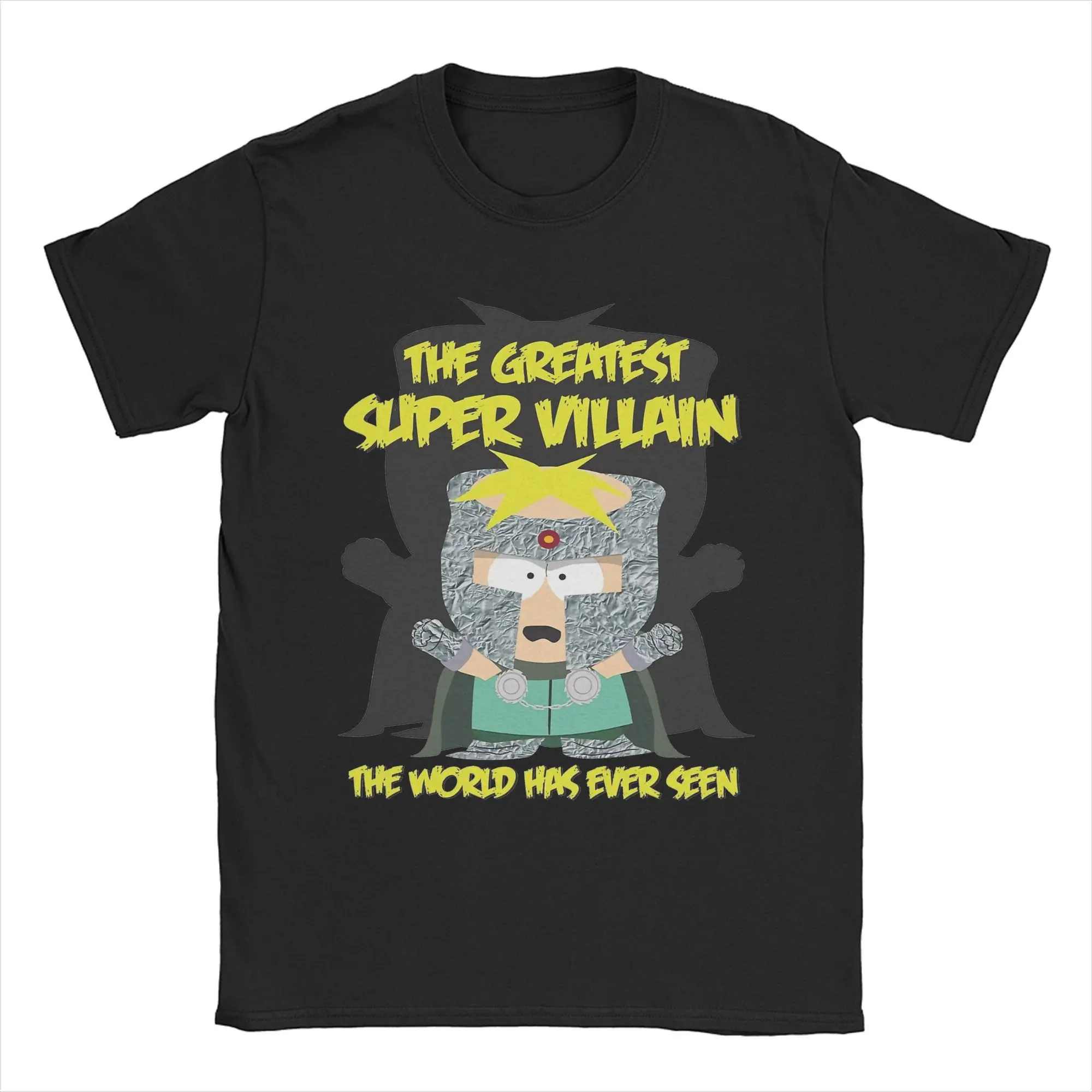 Men Women Southparks Professor Chaos Super Villain T Shirt  100% Cotton Clothes Casual Short Sleeve Crew Neck Plus Size T-Shirts