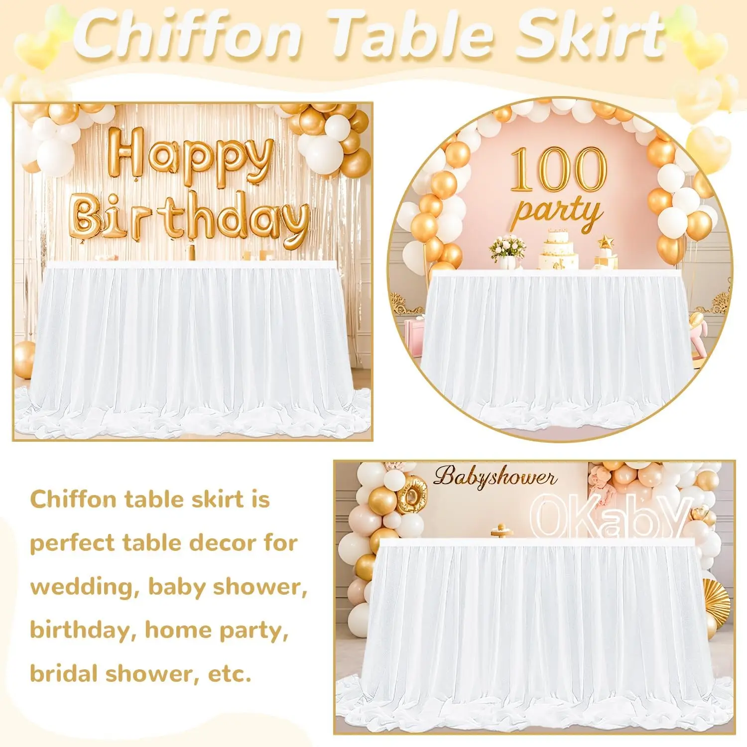 Thumbnail 4 - #30 Best Rated Table Skirts to Buy in 2026