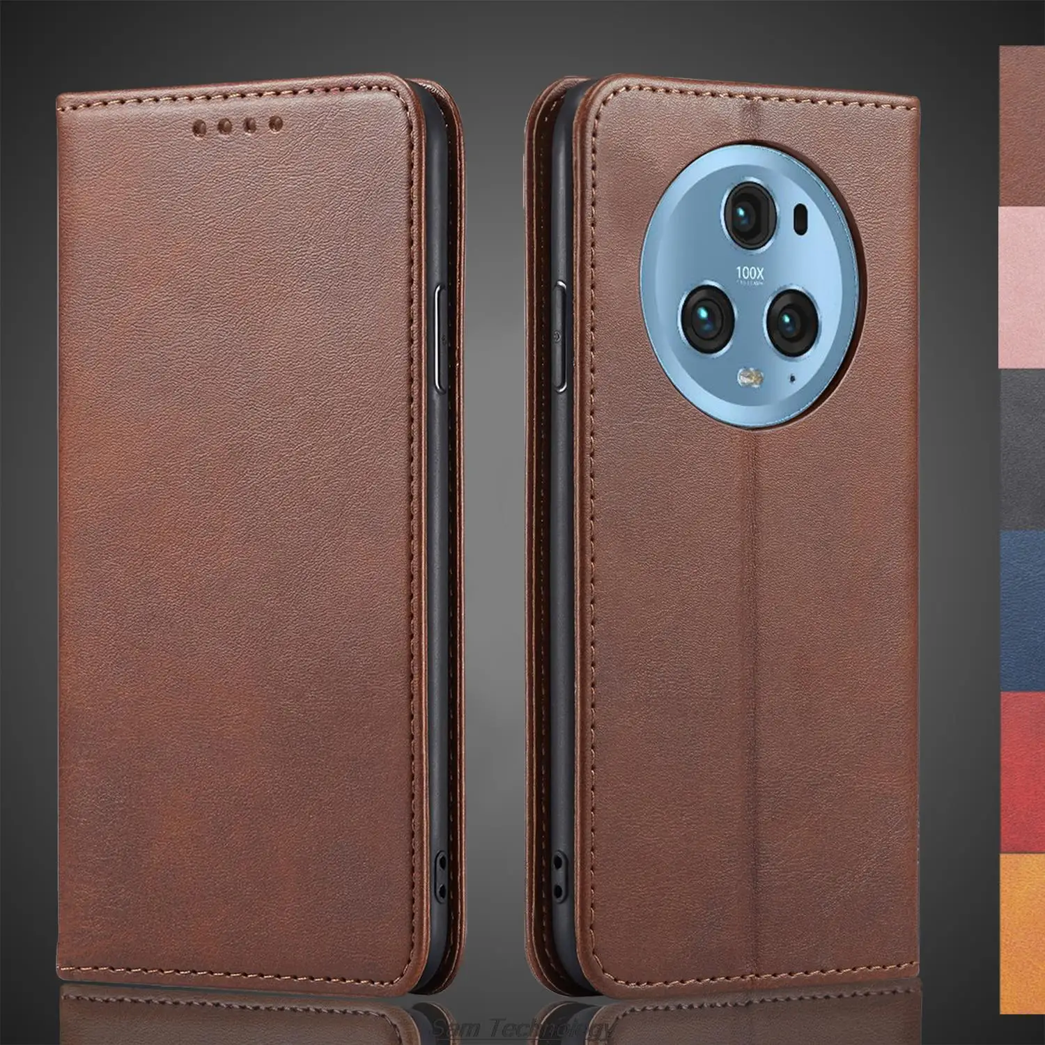 Magnetic attraction Leather Case for Huawei Honor Magic 5 Pro /Honor Magic5 Pro Holster Flip Cover Case Wallet Bags Fundas Coque