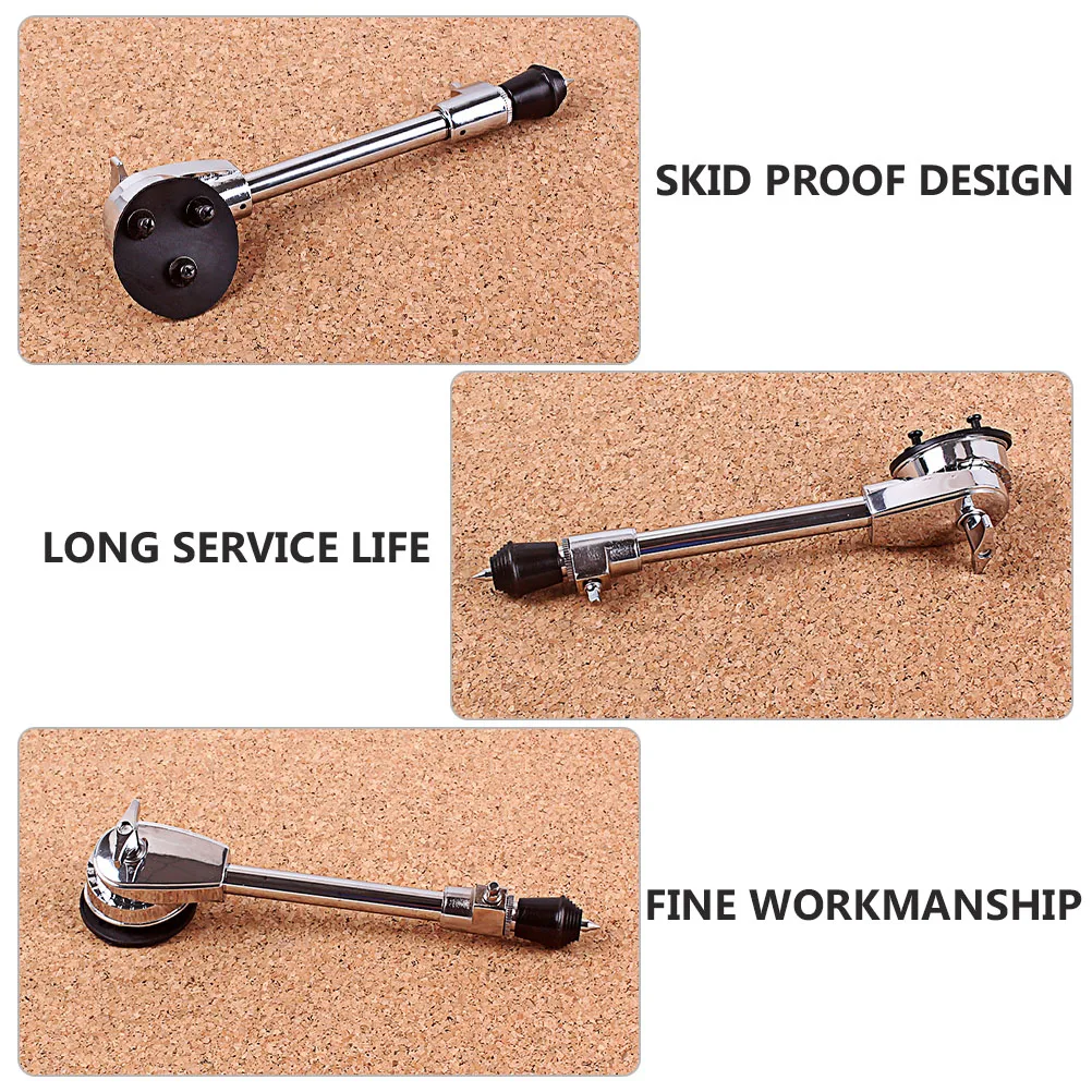 

Drum Leg Stand Feet Hardware Clamp Part Bass Spurs Accessories Silver Drum Spur Support Holder Premium Durable Long Lasting Skid
