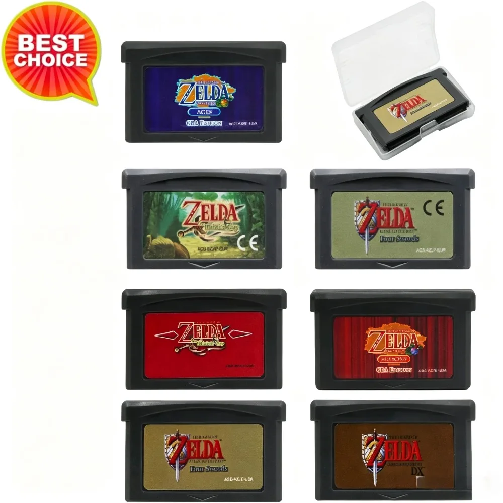 32 Bit Video GBA Game Cartridge Game Console Game Card Link To The Past Awakening DX Minish Cap EUR/USD Version