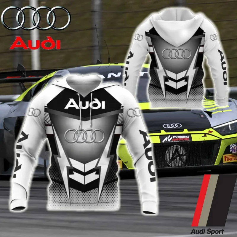 

Audi Autumn New Fashionable High-quality Adult Hoodie Printed Breathable and Comfortable Personalized Street Hip-hop Hoodie MOTO