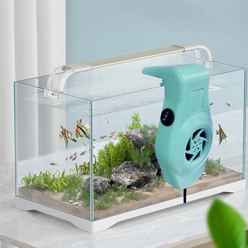 

Fish Tanks Ventilator Cooling Fan for Household Aquariums Air Cooler Fishtanks Air Chiller Temperature Reduce System