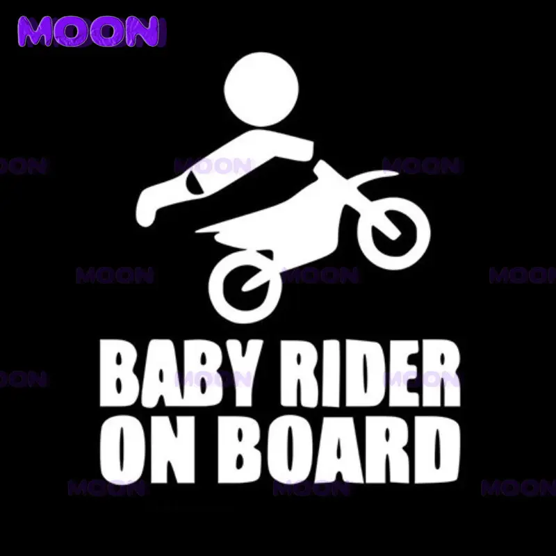 

Car Stickers Baby Rider on Board Sign Warning Cute Rear Window Decal Interesting Waterproof Cartoon PVC