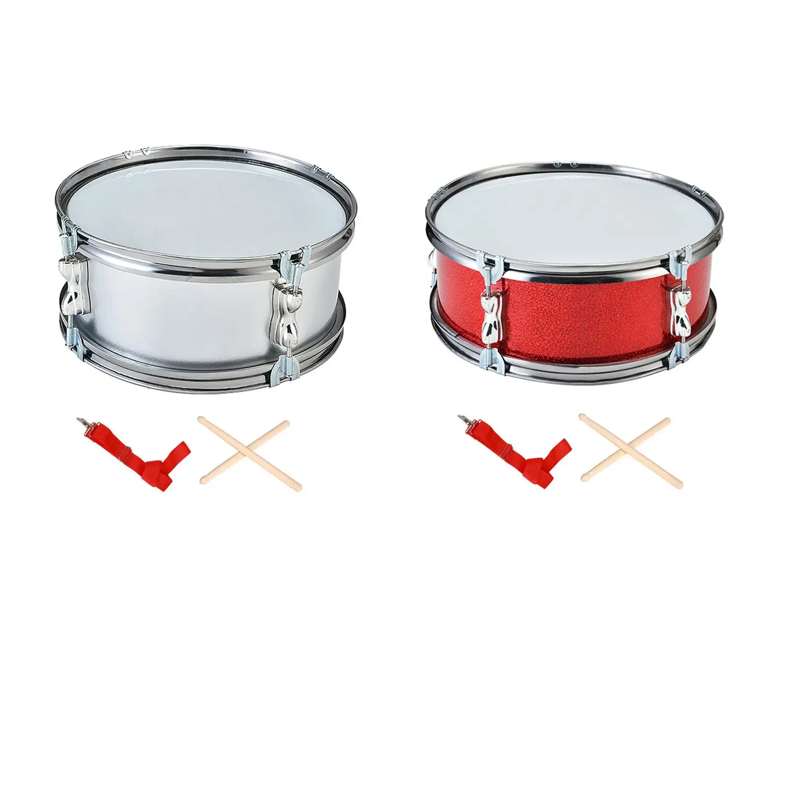 11inch Snare Drum Lightweight Portable Professional with Shoulder Strap Music Drums for Boys Children Teens Gifts