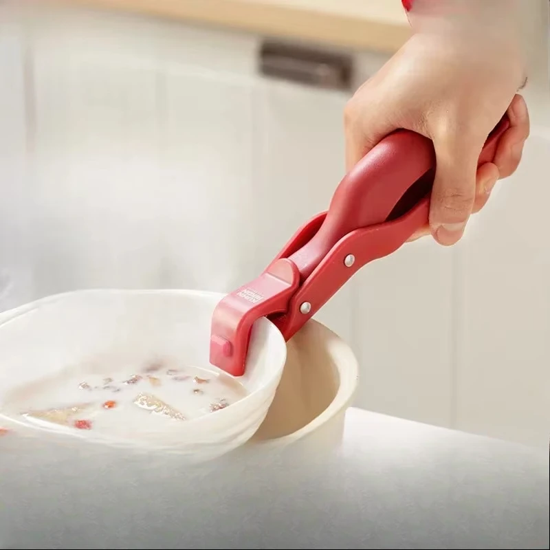 Anti-scalding clip, kitchen high temperature resistant silicone anti-skid clip