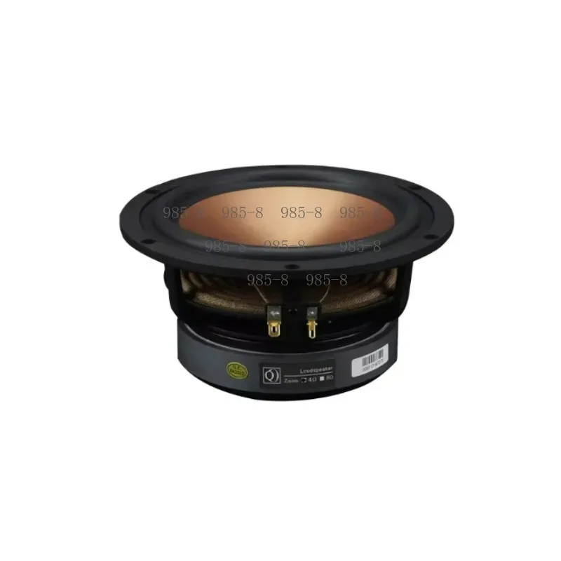 Cast Aluminum Bookshelf Speaker Cabinet Black Gold Diamond Aluminum Ceramic Medium Bass Woofer Fit 6.5 Inch Hifi Speaker