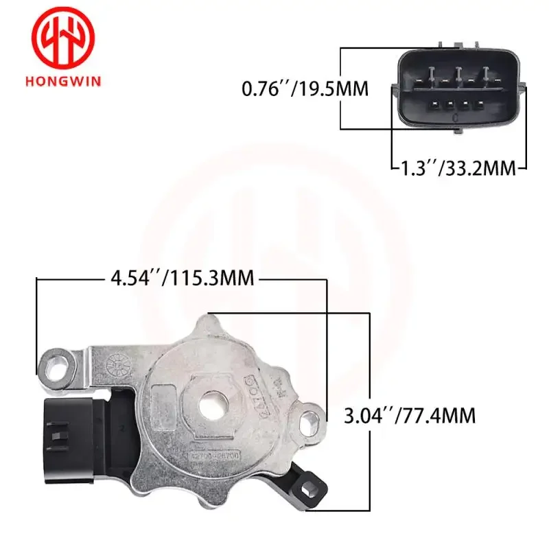 Automatic Transmission Inhibitor Neutral Safety Switch OEM 42700-26700 for Hyundai Accent Elantra Sonata Kia Forte Sportage Rio