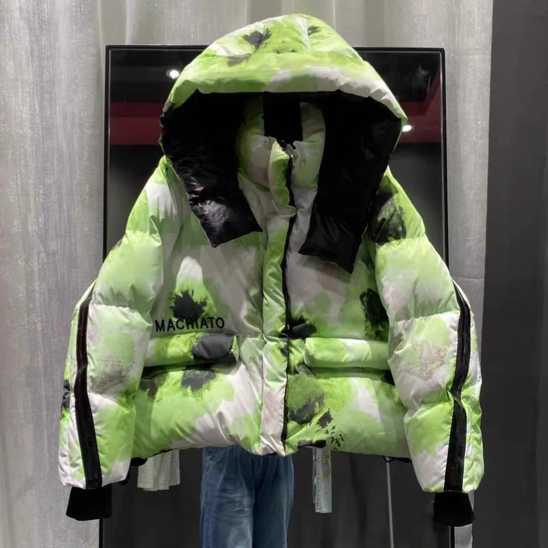 

Winter Hooded 90 White Down Jacket Women White Duck Down Casual Down Parka Female Zipper Thick Warm Parker Outwear