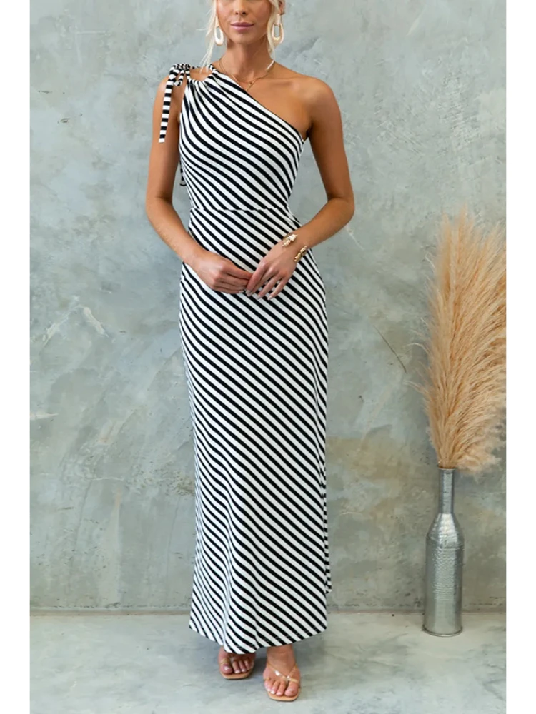 

Sexy Halter Ruffles Mini Dress Women Lace Up Sleeveless Backless Beach Party Dresses Fashion Vacation Square neck single shoulde