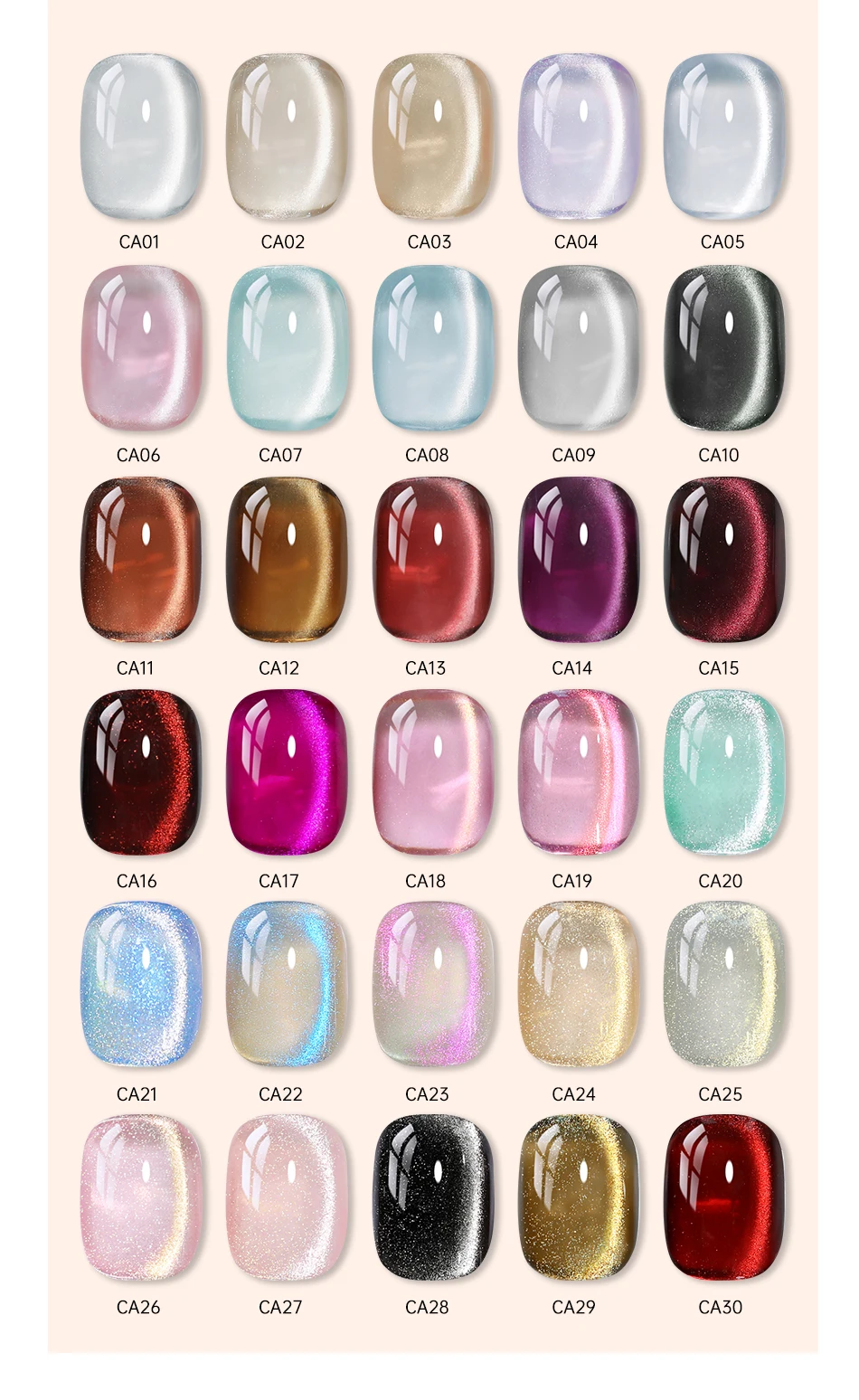 UR SUGAR 15 ml Rot Rosa Katze Magnetische Gel Nagellack Semi Permanent Soak Off UV LED Malerei Vanrish Für maniküre DIY Design – Detail 2