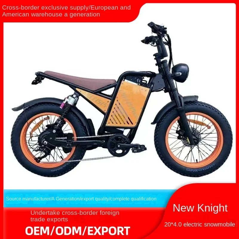 STLF 20 بوصة الكهربائية الرجعية ليثيوم دراجة نارية مصدر المصنعين الشاطئ عبر البلاد سيارة كهربائية دراجة الثلوج 48 فولت بطارية 500 واط