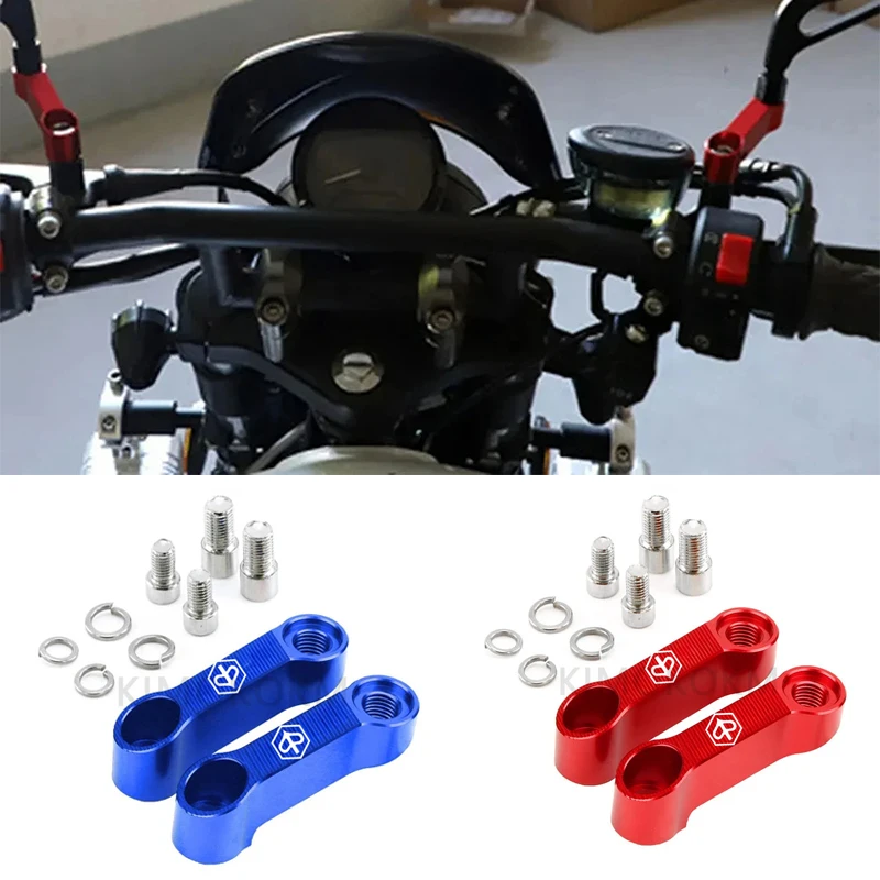 

For Piaggio Vespa GTS 250 300 Sprint Primavera 150 LX15 Motorcycle Accessories Rearview Mirrors Extension Riser Extend Adapter