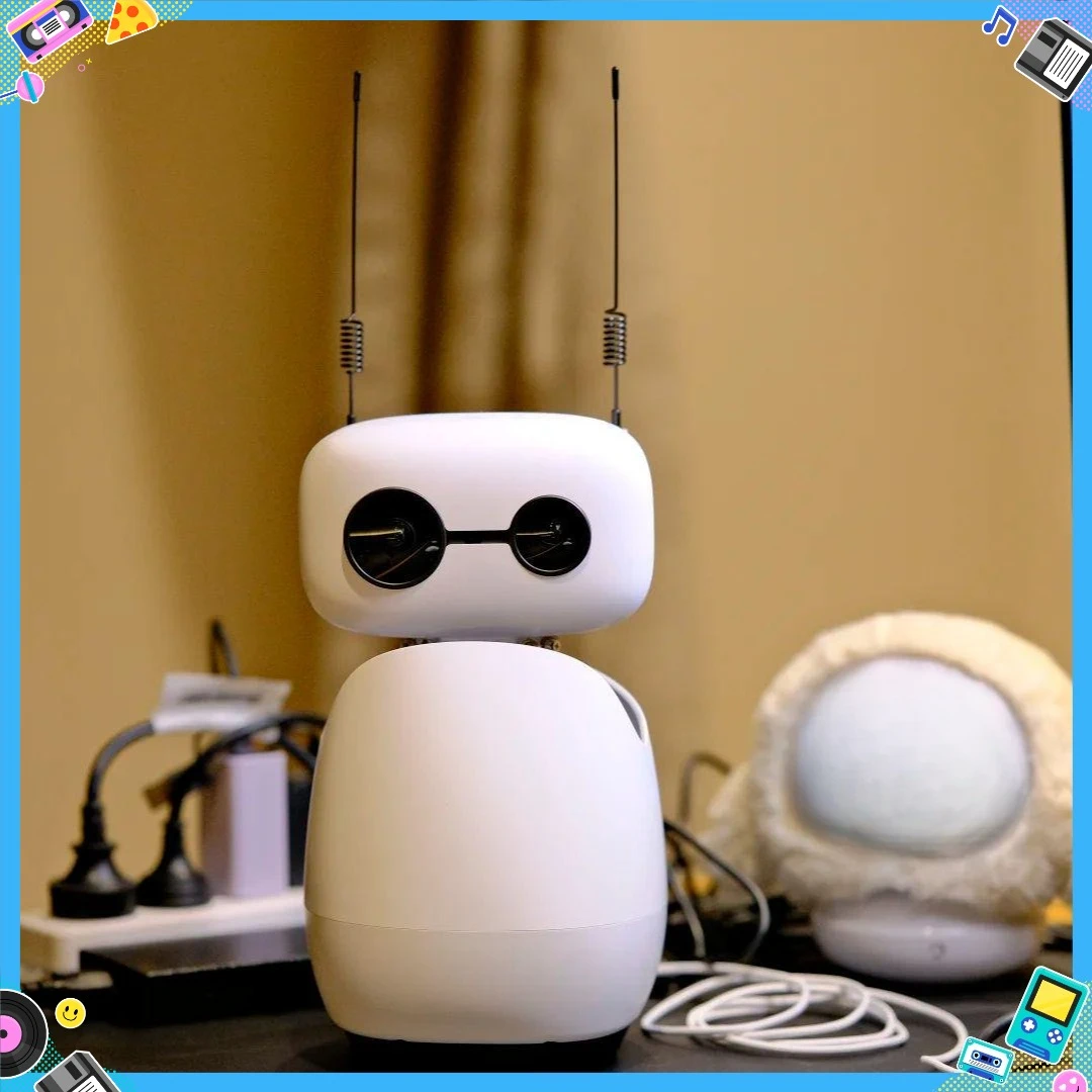 Hugging Face Reachy Mini Robot Custom Artificial Intelligence Voice Dialogue Emotional Companionship Cute Accessories Decoration