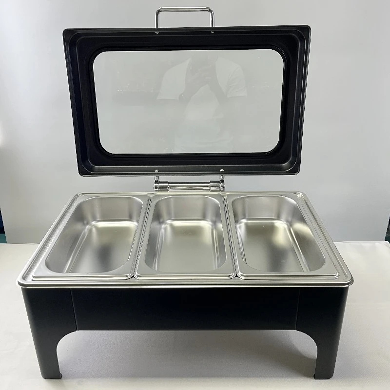 9L Stainless Steel Fuel Power Royal Modern Luxury Dining Set Inner Hot Pot Heater Food Restaurant Supplies