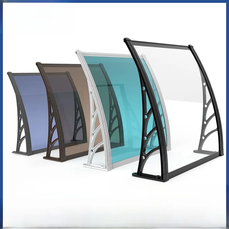 Thickened Endurance Board Rain Gutter Transparent Noiseless Outdoor Courtyard Window Roof Overhang Protection Shelter