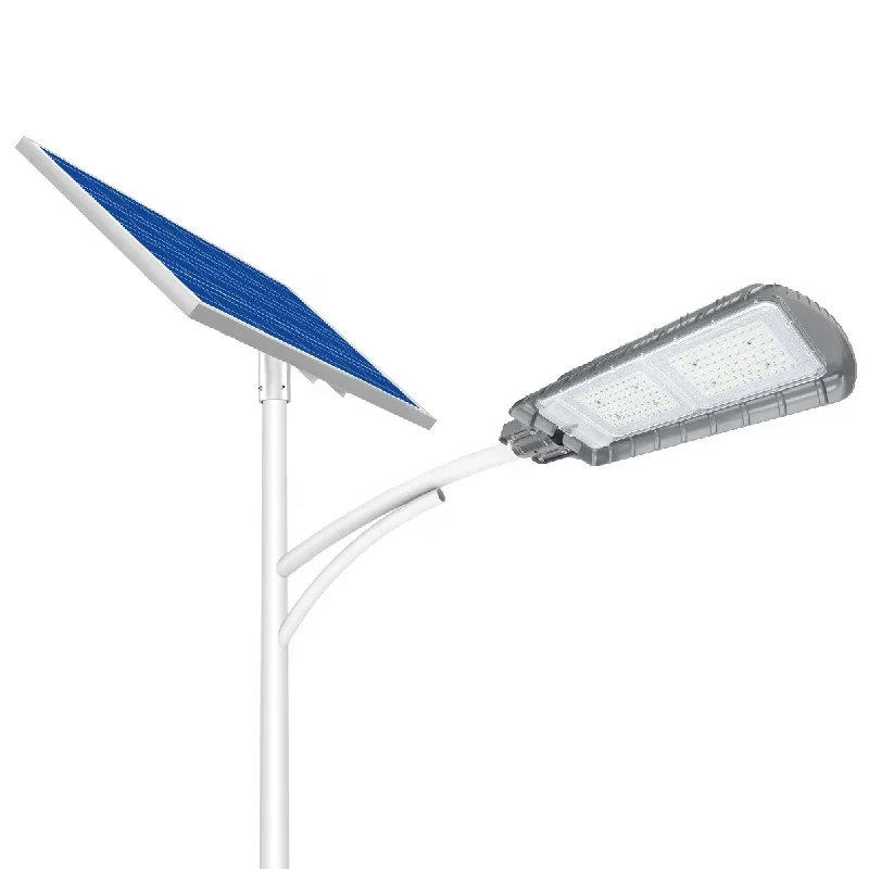 Blue Carbon Ip65 Outdoor Waterproof ABS Solar Light 30w 60w 90w 120w 150w Integrated All In One Led Solar Street Light