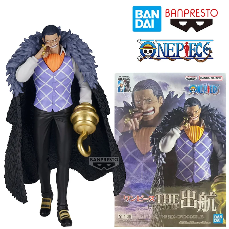 Bandai Namco Banpresto The Shukko Crocodile One Piece 17Cm Original Action Figure Model Toy Birthday Gift Collection