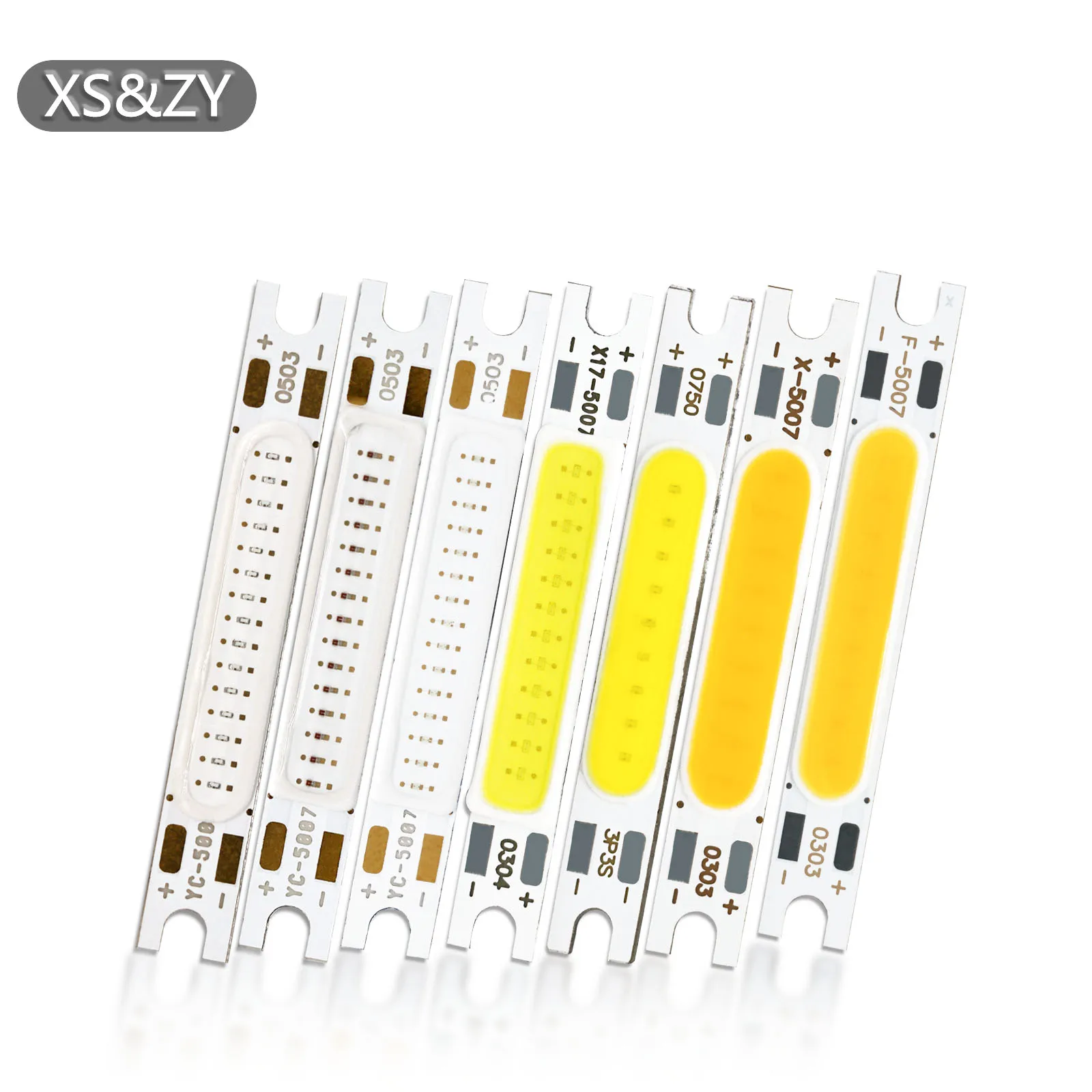 

8pcs LED COB 3W 5W Strip Light DC9-9.6V DC15-17V Lighting Bulb White Warm White Green Blue Red Corridor Wall Light Accessories