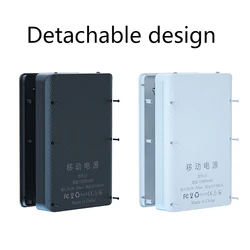 Detachable Soldering-free Battery Pack Can Hold 5x18650 Batteries Power Bank Case DIY Mobile Power Shell Kit