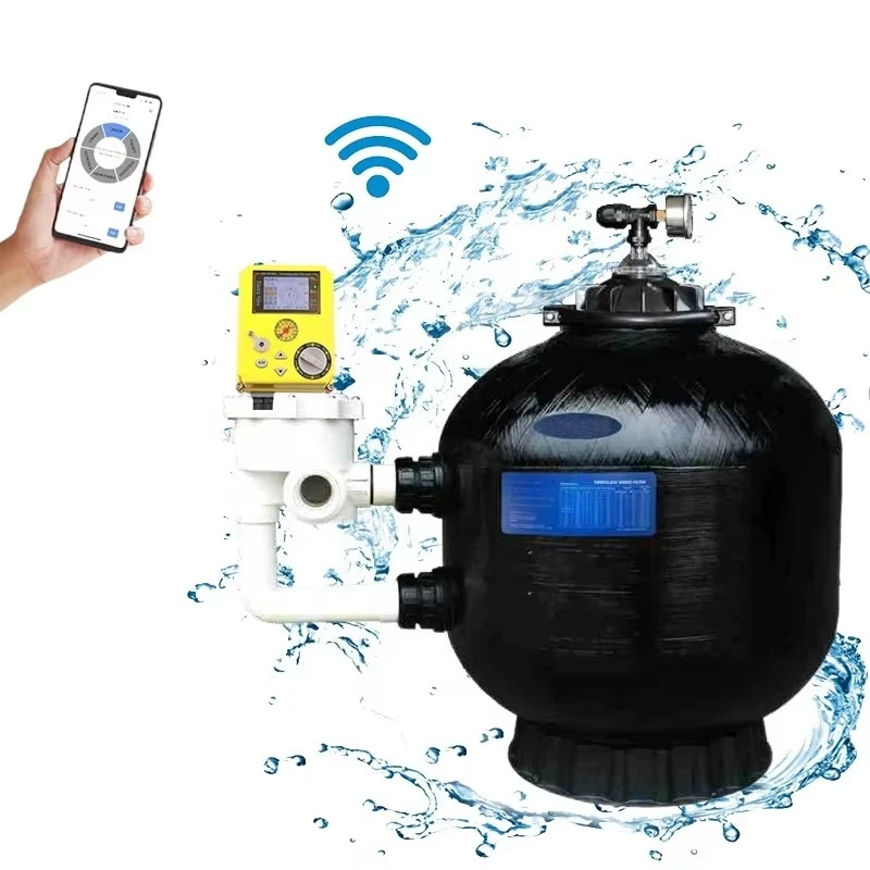 

Intelligent automatic backwash fishpond pressure biological filter