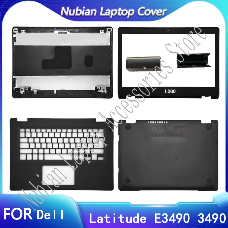 Novo para dell latitude e3490 3490 series 14 "lcd capa traseira moldura frontal apoio de mãos caso inferior tampa traseira caso superior aa1404 preto