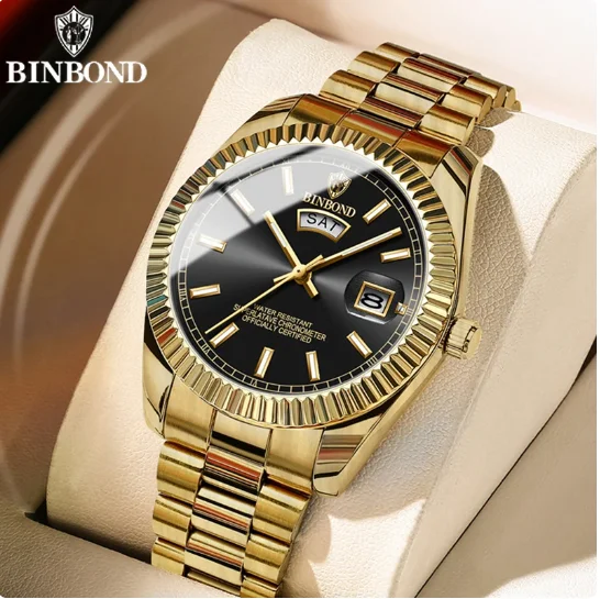 2024 Binbang orologio da uomo digitale romano Timer al quarzo Non meccanico stile di registrazione impermeabile moda commerciale 0733