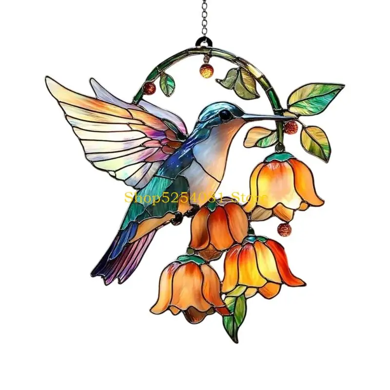 AXYC Elegant Hummingbird Sun Catcher Creating Artistic Atmospheres In Bedroom