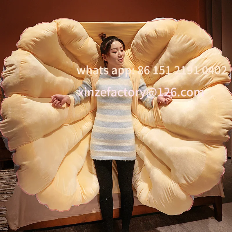 

Customizable muszla Pluszowa poduszka Ogromna Shuck Pluszowa poduszka Sofa Łóżko Muszla małży Dekoracyjna wypchana p