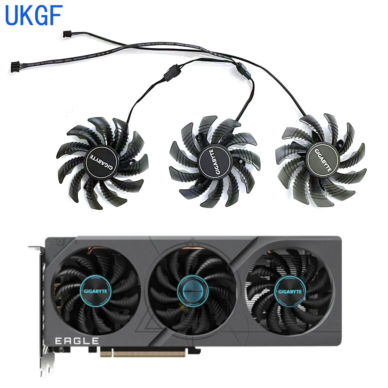 

Brand new 75MM 4PIN PLD08010S12HH RTX 4060 4060S GPU fan for GIGABYTE GeForce RTX4060 4060S 4070 EAGLE OC graphics card