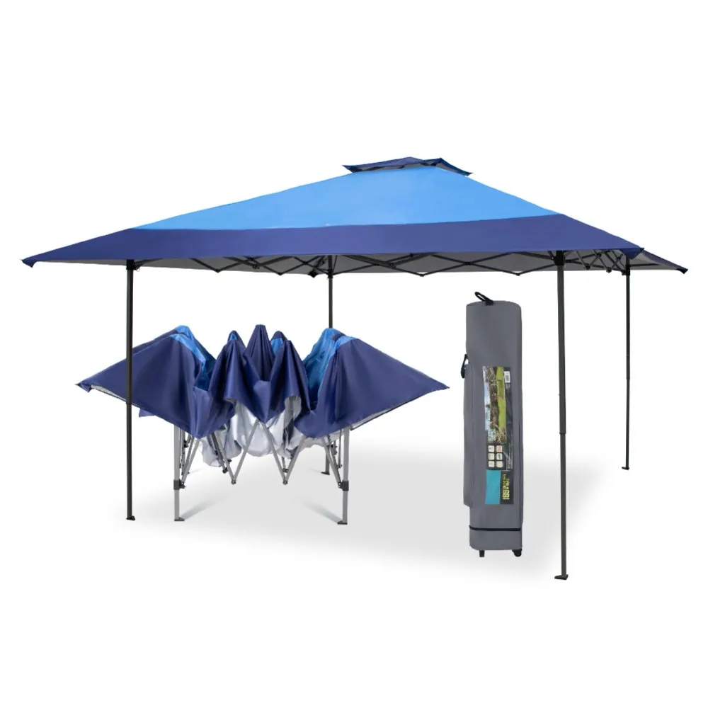 2024 New Easy Set-up 13x13 Pop Up Canopy Gazebo Alloy Steel Instant Shelter Canopy, with 169 Sq Ft of Shade, Vented Roof