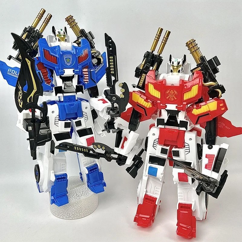 

Deformation Robot Toy Pioneer Men Action Figure Plastic Model Robot Car Toy Anime Movie Series Children Gift Collect Models