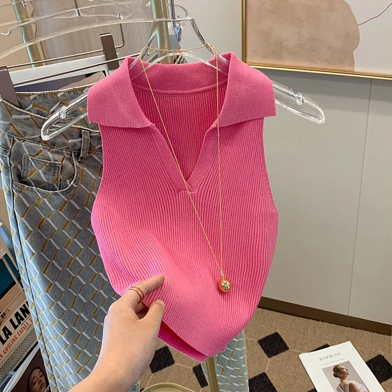 

Женский вязаный жилет Slim Fit Ne Svel: модная верхняя одежда для весны и осени