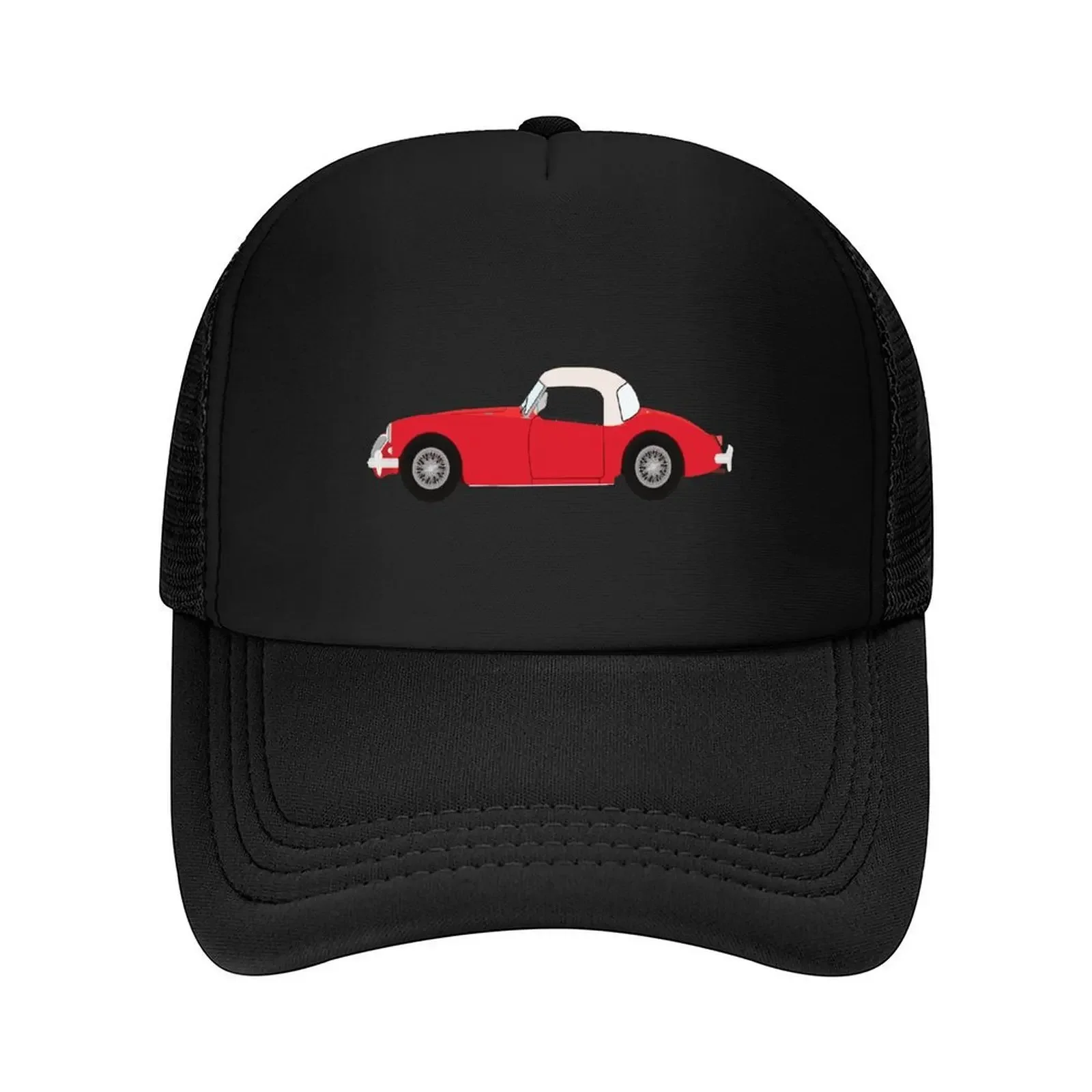 MGA Sports Car (Red) with Hardtop Classic Car illustration Baseball Cap golf hat genuine summer hat sun hat Boy Women's