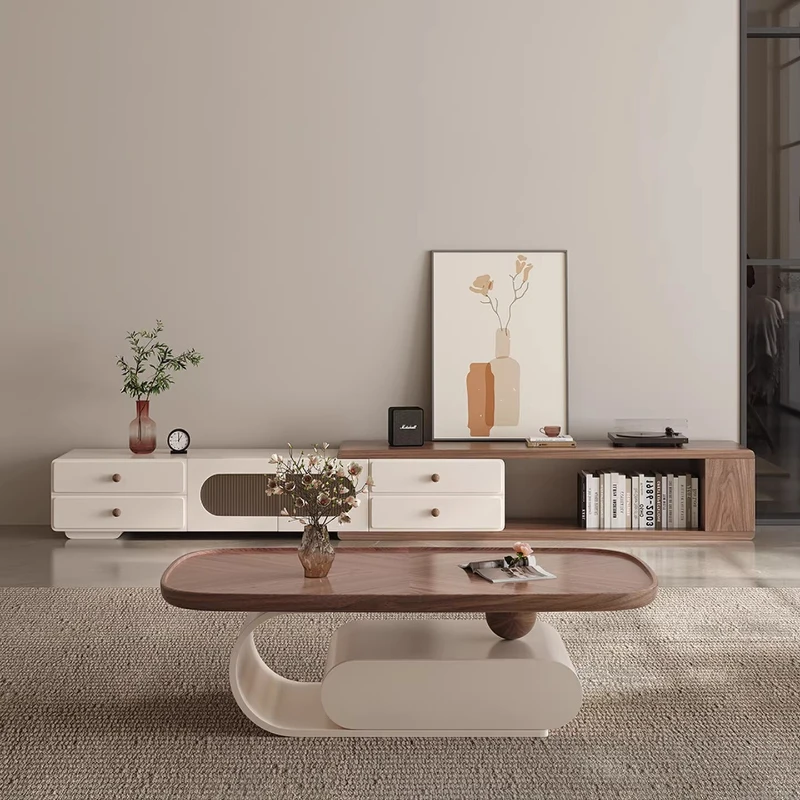 Storage Drawers Tv Stands Retractable Console Nordic Wall Tv Stands Luxury Unit Muebles Para Television Home Accessories