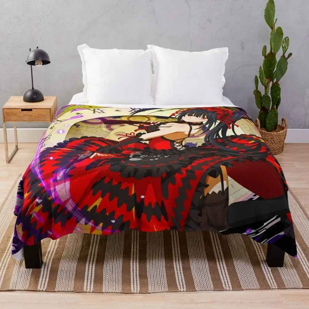 Kurumi Tokisaki | Date A Live | Anime Throw Blanket Luxury Moving sofa bed Blankets