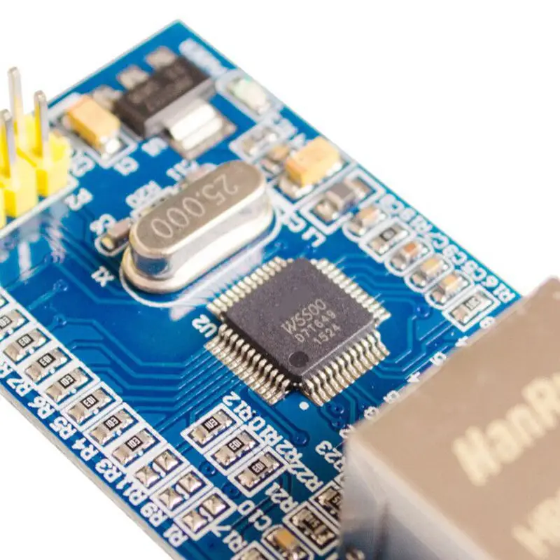 W5500 perangkat keras modul jaringan Ethernet Tcp/Ip 51/Stm32 Program pengontrol mikro lebih dari W5100