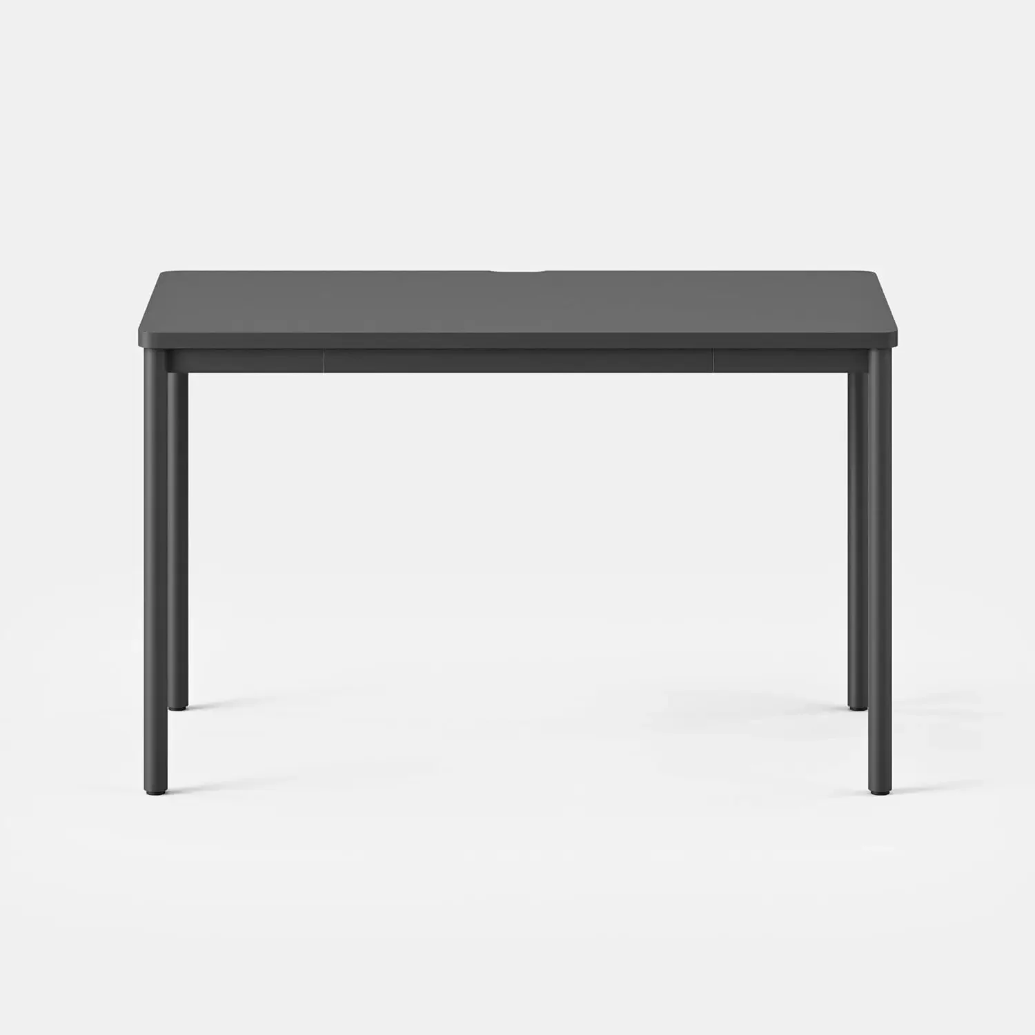 Functional at Home Office Desk with Effortless Assembly, Timeless Design, Rounded Corners, Built-in Cable Notch l shaped desk