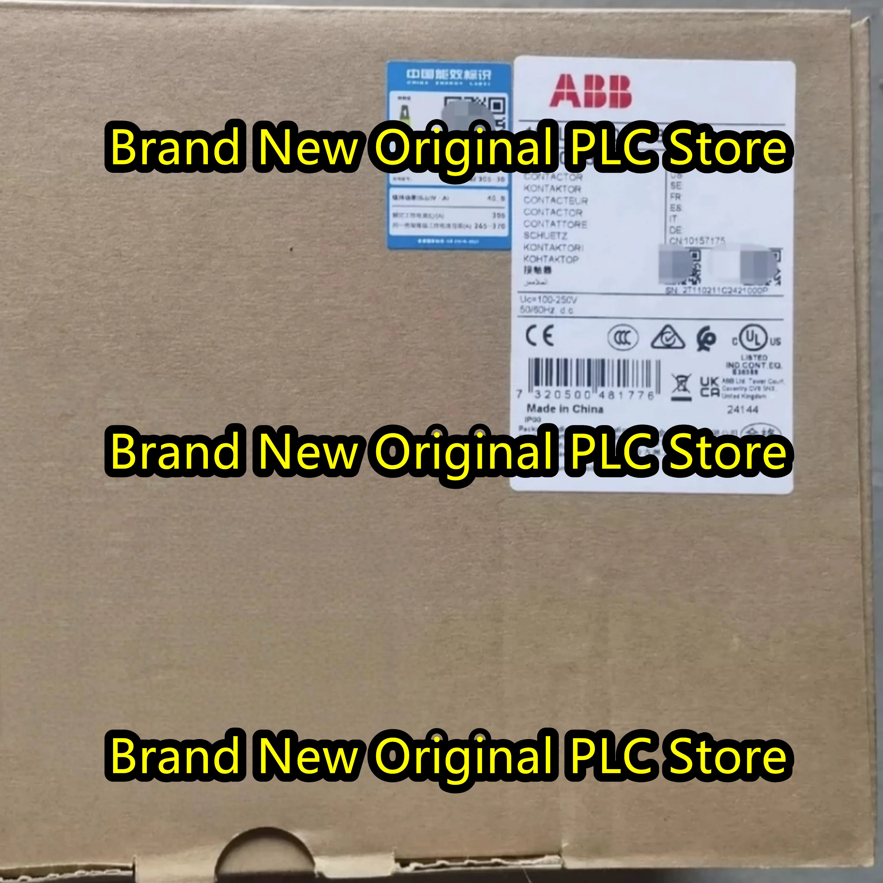 

AF305-30-11-13 100-250V 50/60Hz 3ph 3 Pole Contactor new original