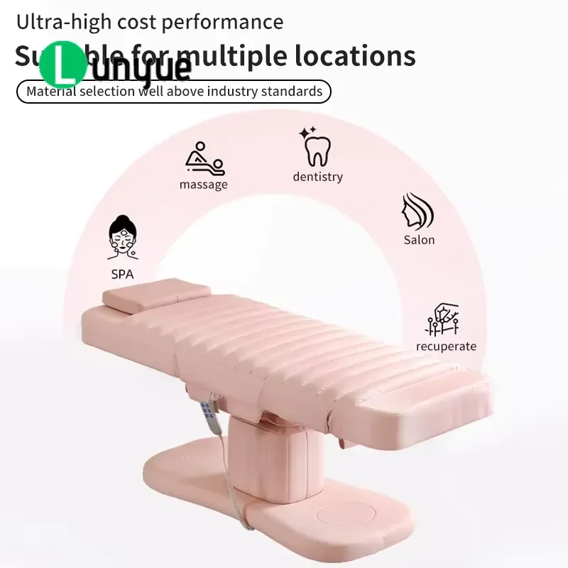 Height Adjustable Electric Beauty Chair Professional Facial Bed for Salons Spas Eyelash Studios Comfortable Durable Design