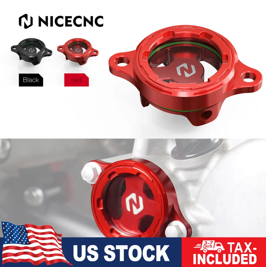 

ATV Engine Oil Filter Clear Cover For Honda TRX450R 2006-2009 TRX TRX450ER CBF450R CBF450X Motorcycle Accessories 11333-MEB-670