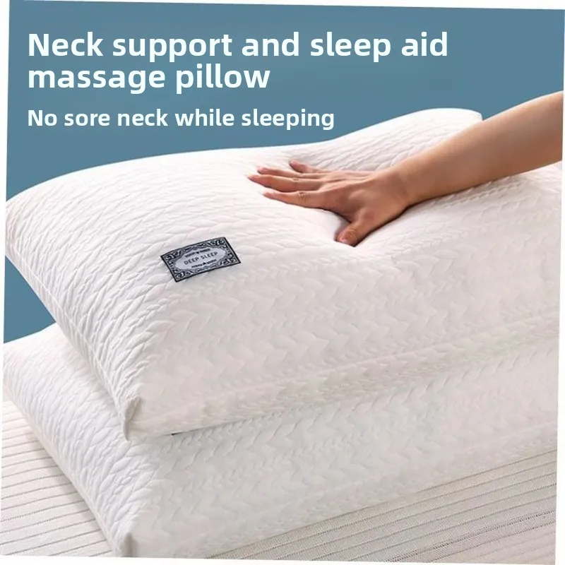 

Комплект из 2 больших подушек для здоровья и сна, комфортные, средней жесткости, прямоугольные, с наполнителем из полиэфирного волокна, для взрослых