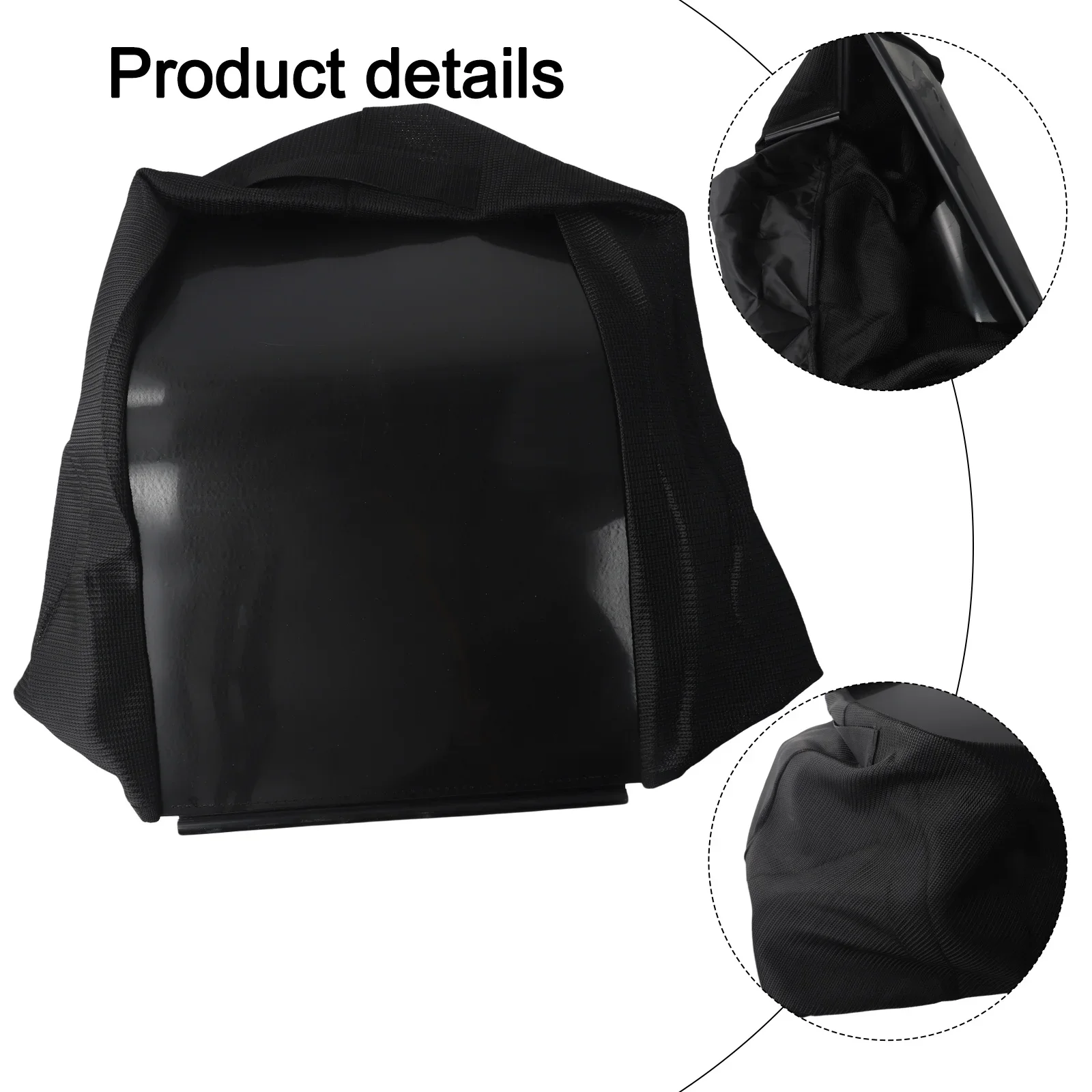 Tas Koleksi Tas Rumput Halaman Rumah Kain Hitam Cocok untuk Model CC46MZ Bagian Mesin Pemotong Rumput Tas Koleksi Rumput Pekerjaan Mencukur