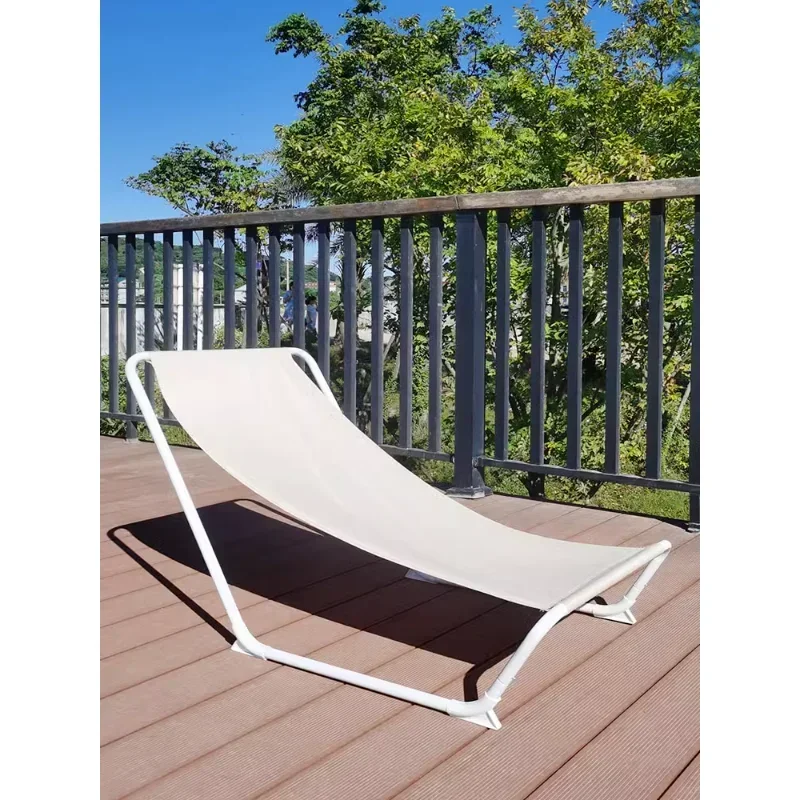 

Outdoor Beach Chair Recliner Portable Recliner Noon Break Bed Camping Simple Snap Chair Camping Chair