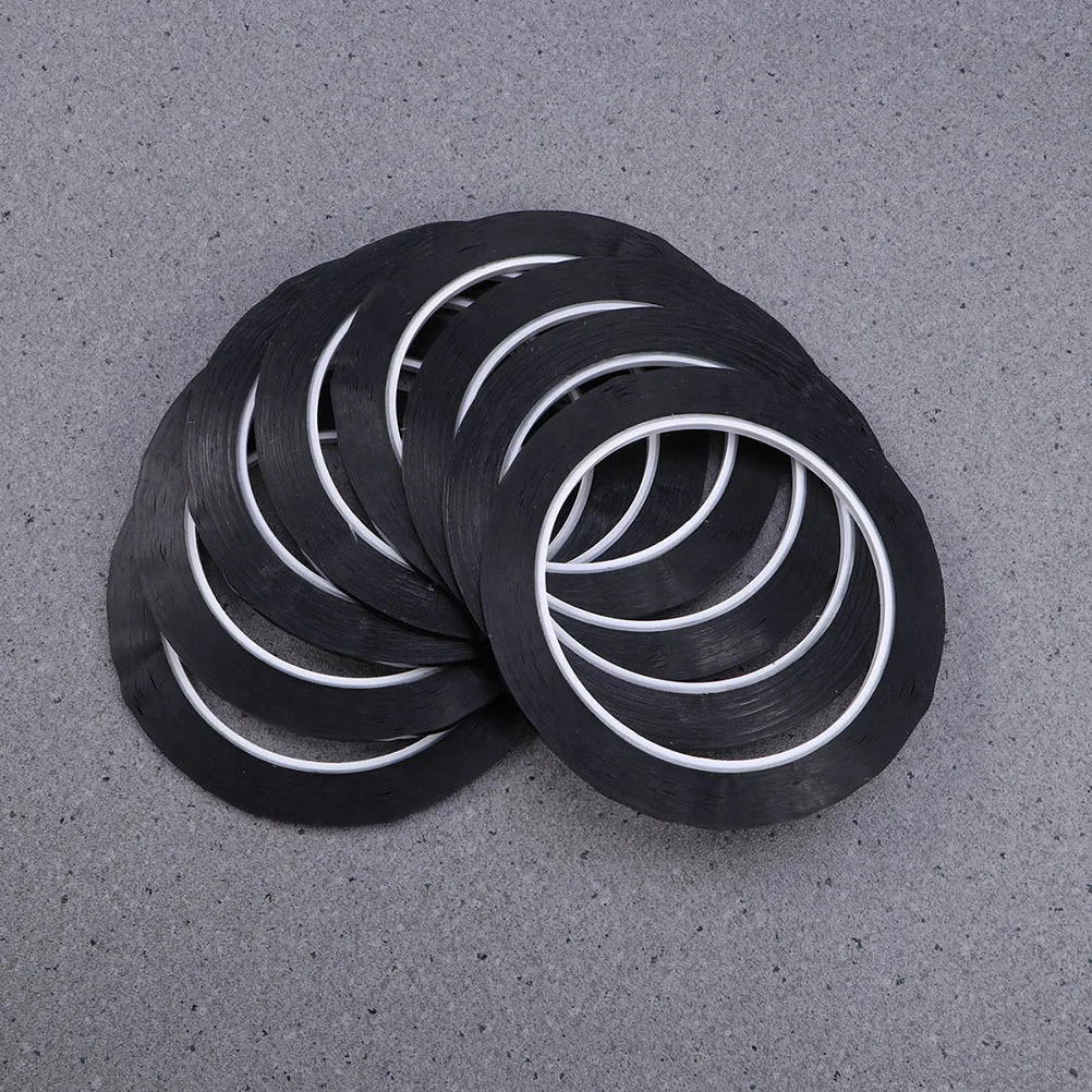 

16Pcs Black Adhesive Art Tape Strong Self Adhesive for Whiteboard Chart Marking Grid Lines Drafting Graphic Tape Craft Projects