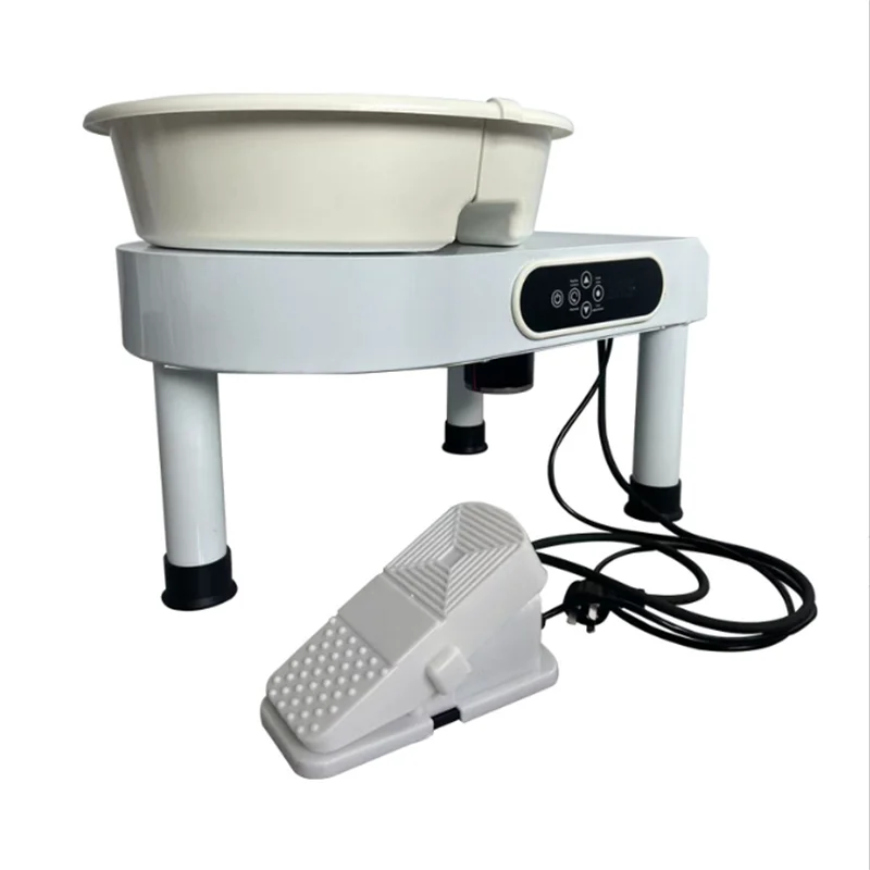 

Профессиональный гончарный круг для взрослых и начинающих, электрическая машина для формовки керамики 0-320 об/мин с ЖК-дисплеем для домашней студии