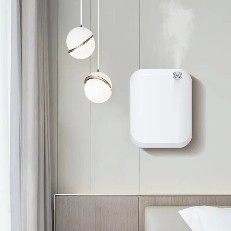 New Arrival Waterless Aroma Diffuser Smart APP Home Scent Diffuser Machine 24h Standby Wall Mounted Essential Oil Diffuser