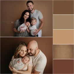 Solid Color Brown Brick Red Photography Backdrops Children Birthday Cake Smash Photo Background Kids Portrait Photo Studio Props