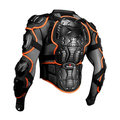 Imagen 2 del producto Nuevas chaquetas de motocicleta para hombre, chaquetas de protección de armadura de cuerpo completo para Motocross, Enduro, carreras, equipo de protección para Moto, ropa S-4XL